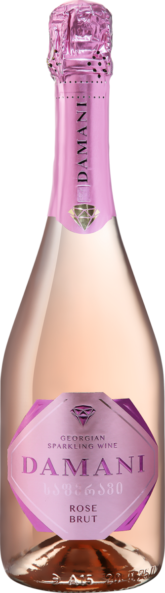 Игристое вино Damani Rose Brut Telavi Wine Cellar 2021 0.75л