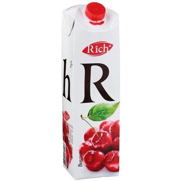 Сок RICH ВИШНЯ 1L