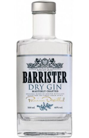 Джин Barrister Dry Gin, 0.5 л