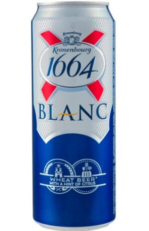 Пиво Kronenbourg 1664 Blanc, in can, 6 шт