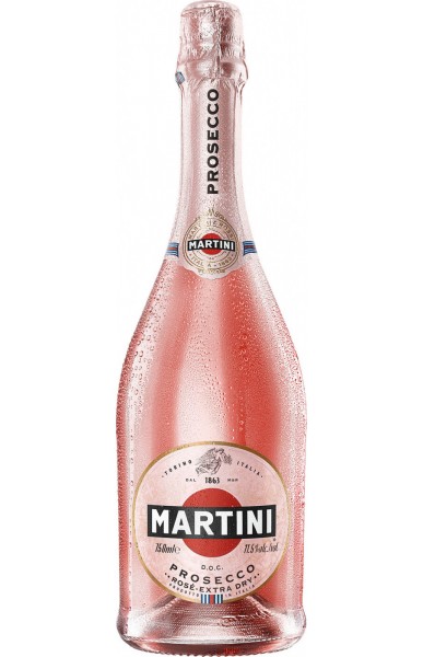 Игристое вино Martini Rose Extra Dry, Prosecco DOC