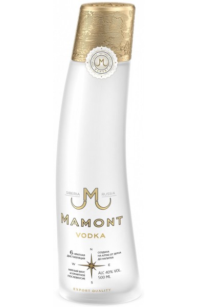 Водка Мамонт, 0.5 л