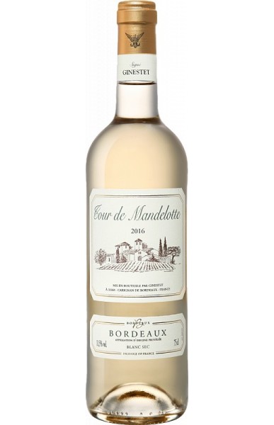 Вино Tour de Mandelotte Bordeaux AOC Blanc Sec