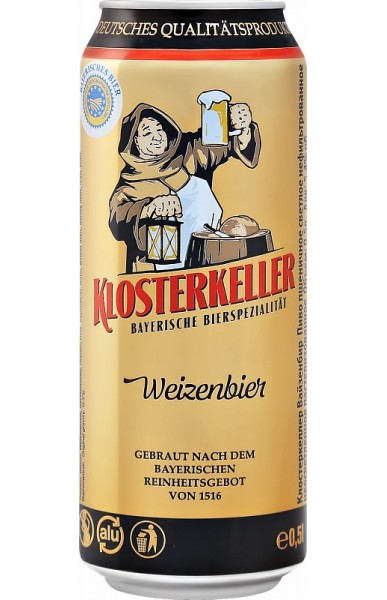 Пиво Klosterkeller Weizenbier, 0.5 л