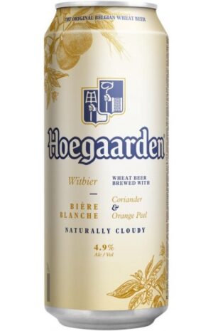 Пиво Hoegaarden Blanche, in can, 6 шт