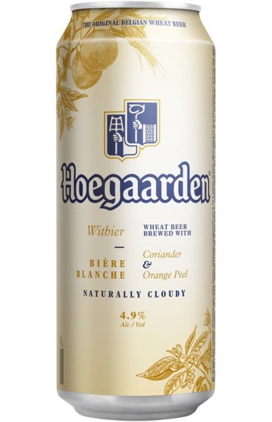 Пиво Hoegaarden Blanche, in can, 6 шт