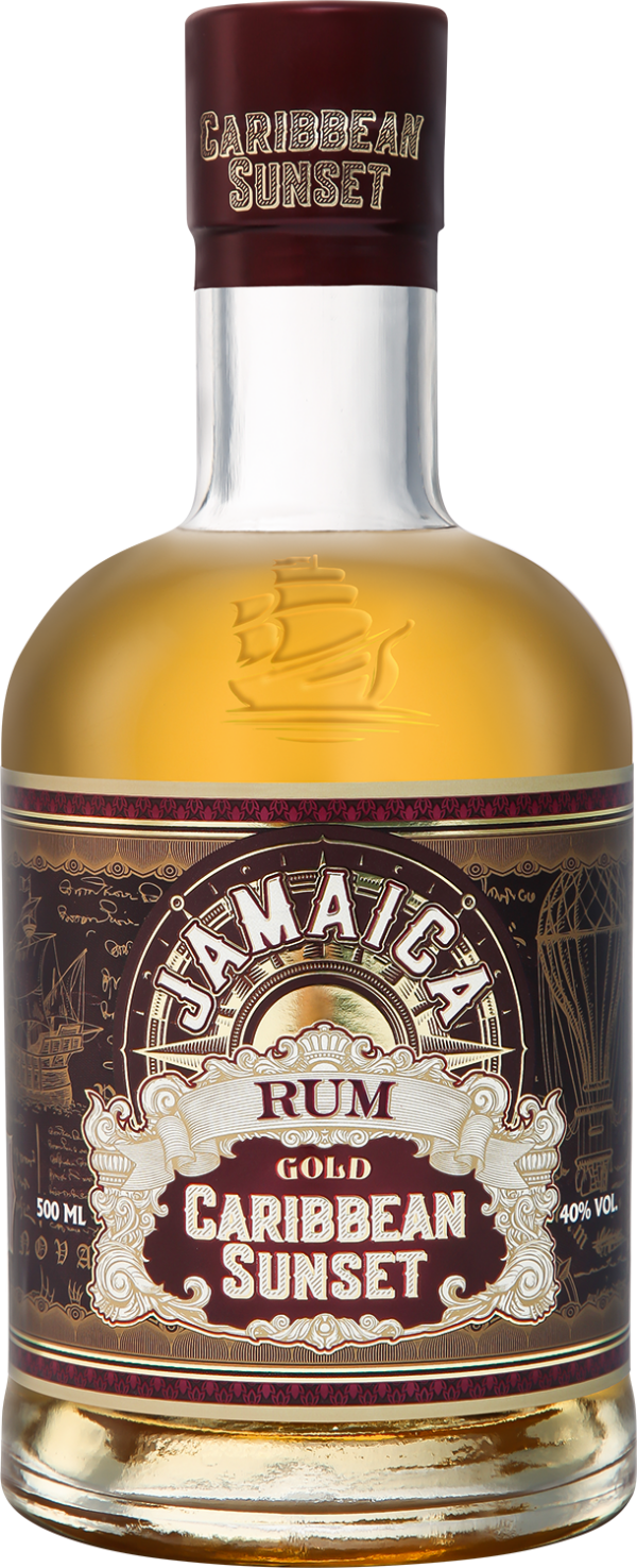 Ром Caribbean Sunset Jamaica Rum Gold 0.5л