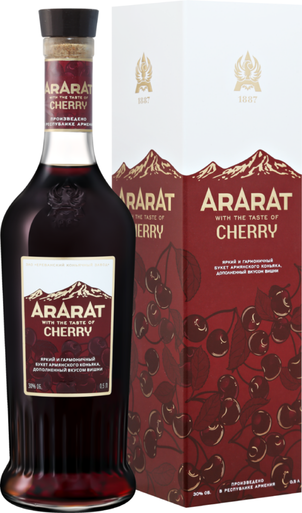 Коньяк ARARAT Cherry (gift box) 2014 0.5л