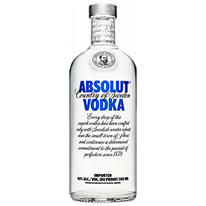 Доставка водки ABSOLUT 1л